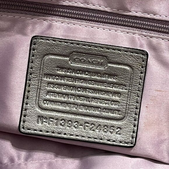 Coach Campbell Exotic Python Leather Izzy‎ Fashion Satchel F24852 - Picture 7 of 13